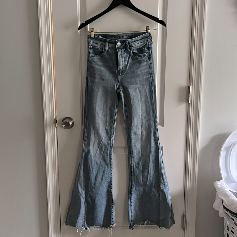 American Eagle festival flare jeans